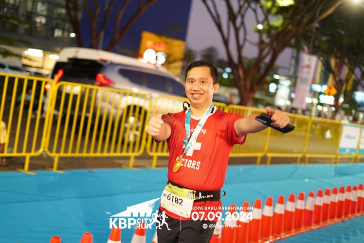 Race photo from KBP City Run 2024