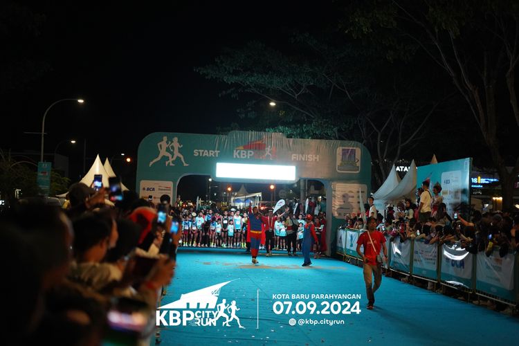 Race photo from KBP City Run 2024