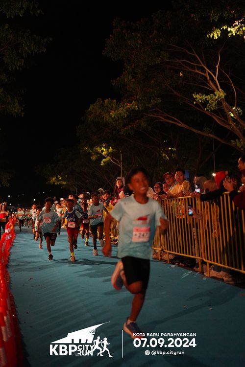 Race photo from KBP City Run 2024