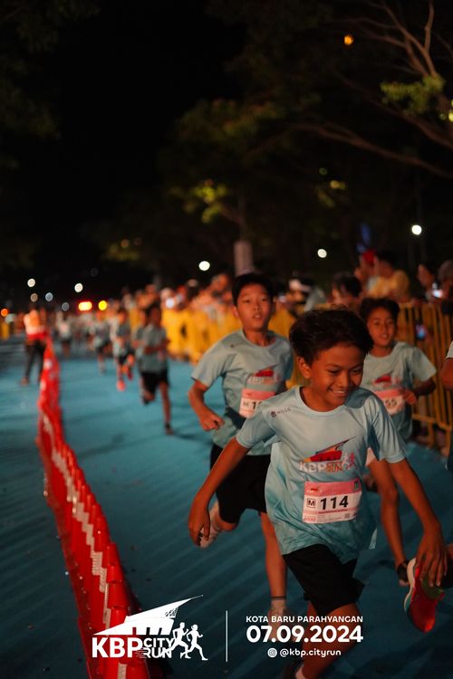 Race photo from KBP City Run 2024