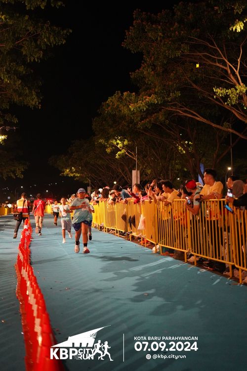 Race photo from KBP City Run 2024