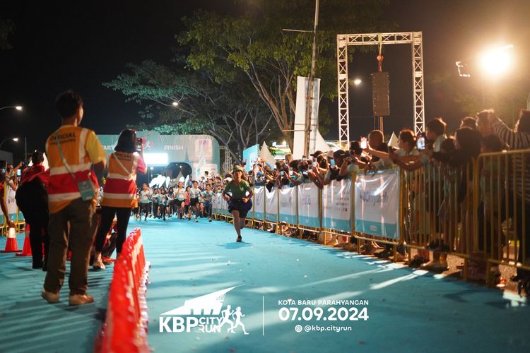 Race photo from KBP City Run 2024