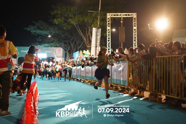 Race photo from KBP City Run 2024