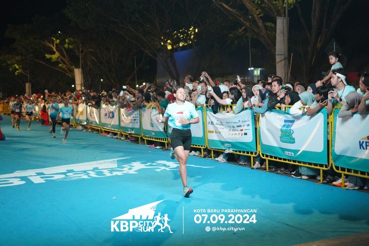 Race photo from KBP City Run 2024