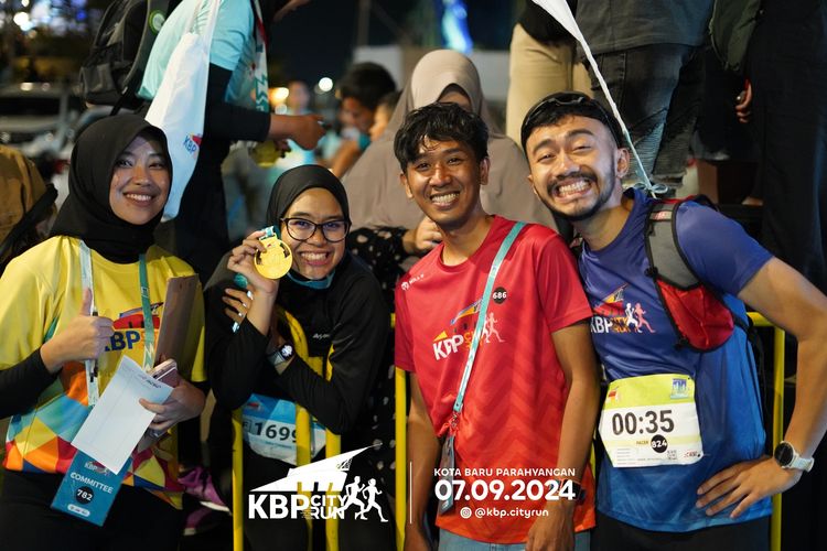 Race photo from KBP City Run 2024