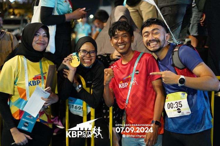 Race photo from KBP City Run 2024
