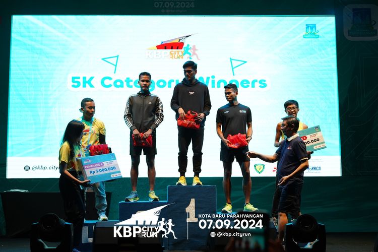 Race photo from KBP City Run 2024
