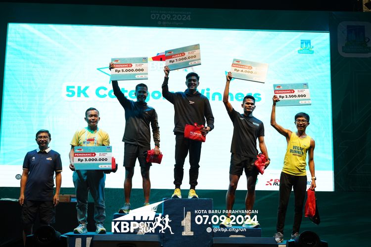 Race photo from KBP City Run 2024