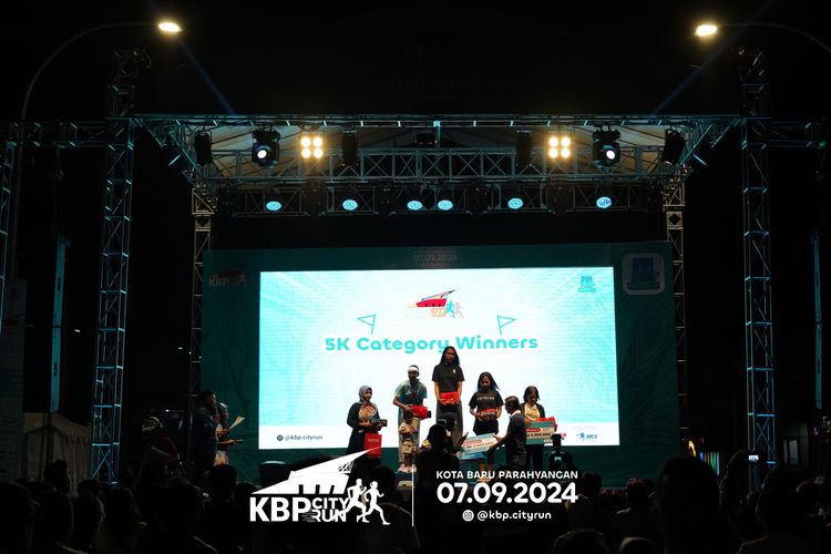 Race photo from KBP City Run 2024