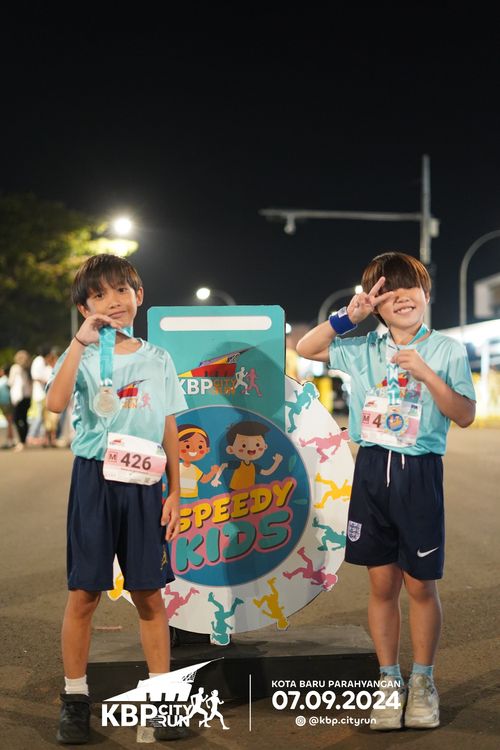 Race photo from KBP City Run 2024