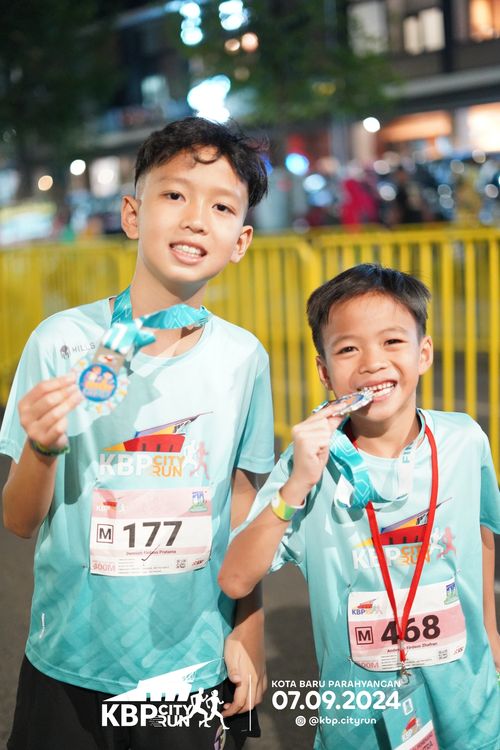 Race photo from KBP City Run 2024