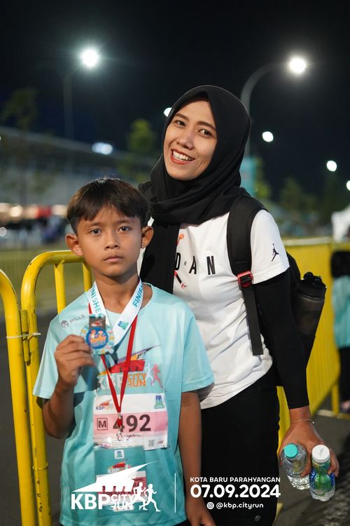 Race photo from KBP City Run 2024