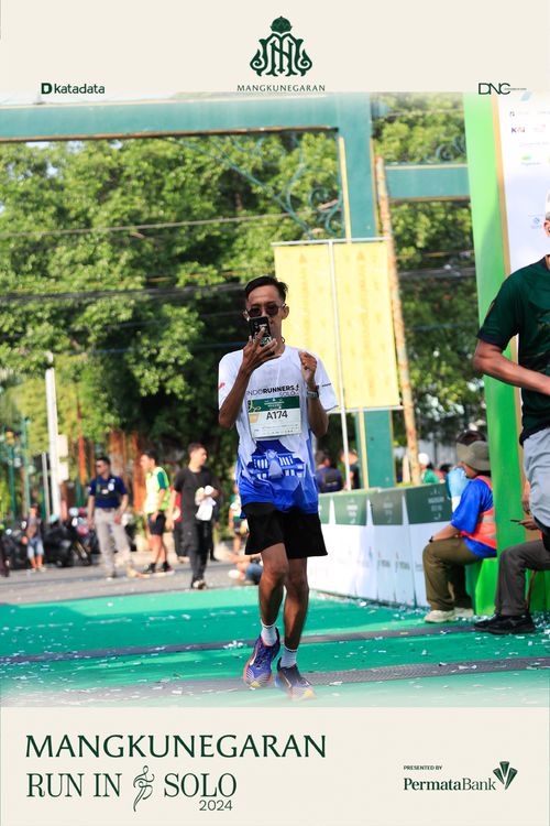 Race photo from Mangkunegaran Run 2024