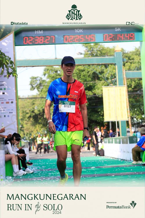 Race photo from Mangkunegaran Run 2024