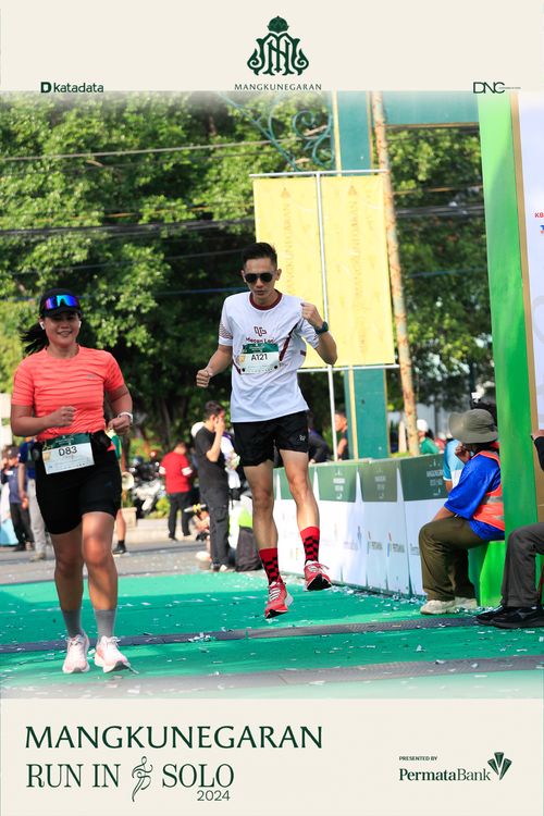 Race photo from Mangkunegaran Run 2024