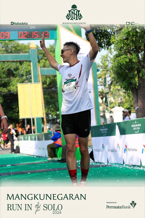 Race photo from Mangkunegaran Run 2024