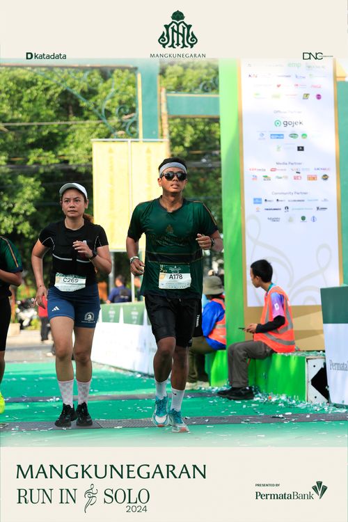 Race photo from Mangkunegaran Run 2024