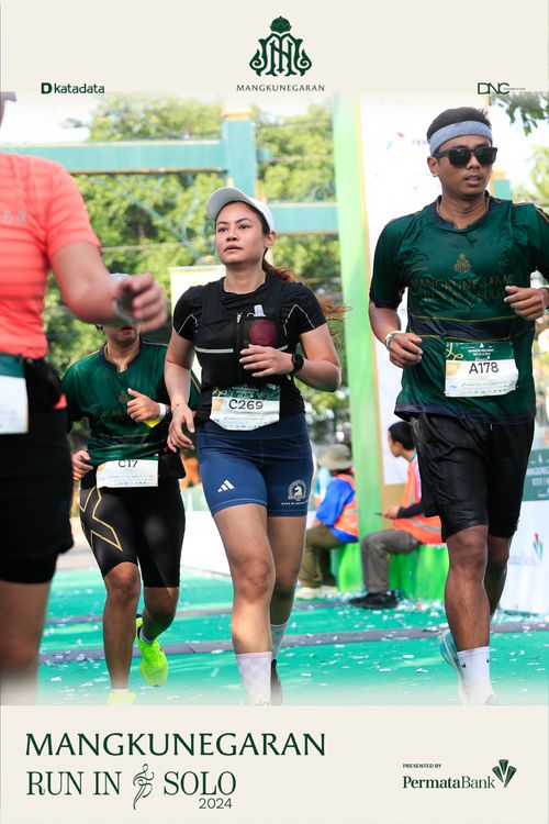Race photo from Mangkunegaran Run 2024