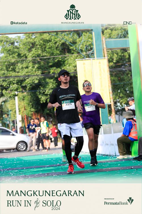 Race photo from Mangkunegaran Run 2024