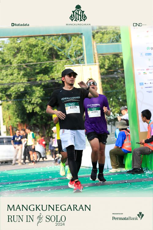Race photo from Mangkunegaran Run 2024