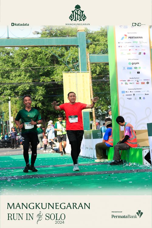 Race photo from Mangkunegaran Run 2024