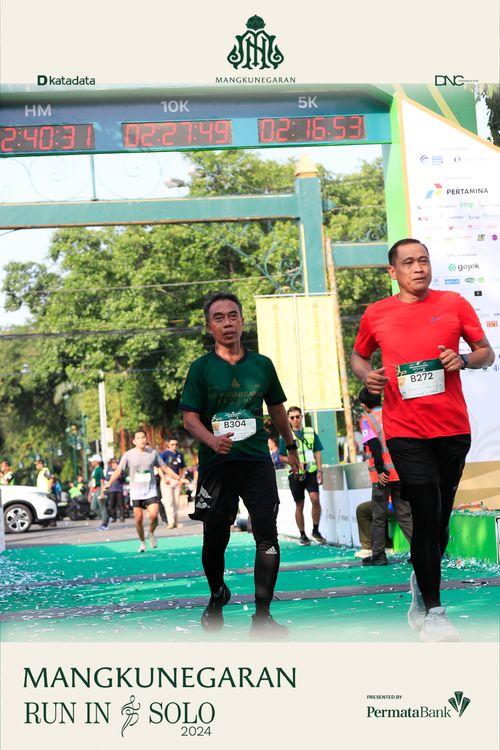 Race photo from Mangkunegaran Run 2024