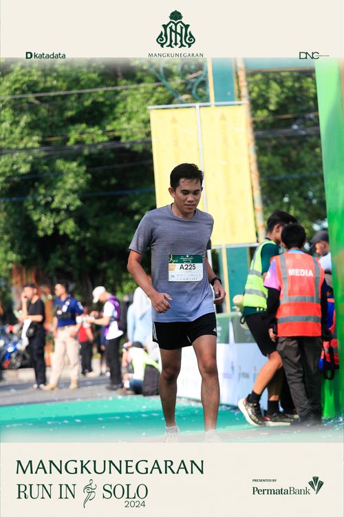 Race photo from Mangkunegaran Run 2024