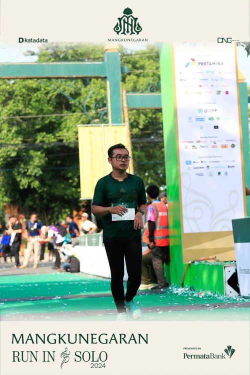 Race photo from Mangkunegaran Run 2024