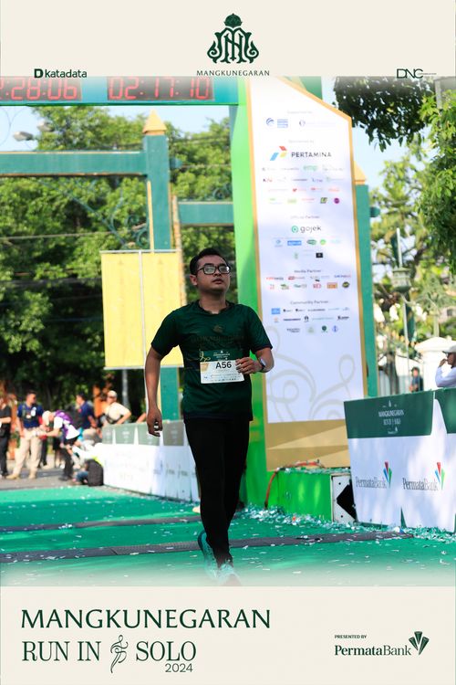 Race photo from Mangkunegaran Run 2024