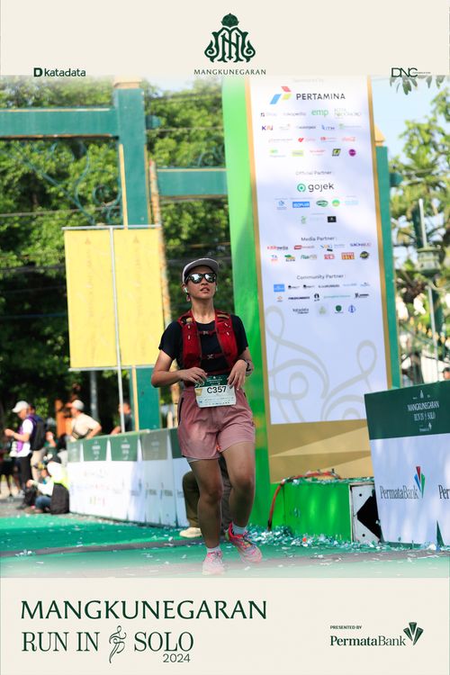 Race photo from Mangkunegaran Run 2024