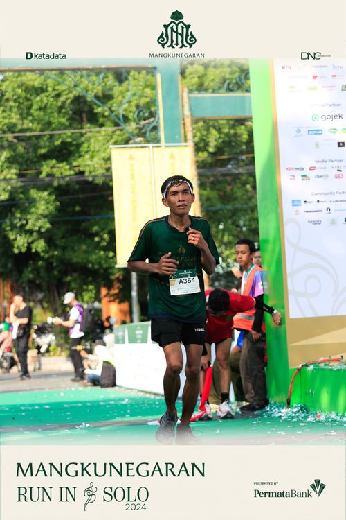 Race photo from Mangkunegaran Run 2024