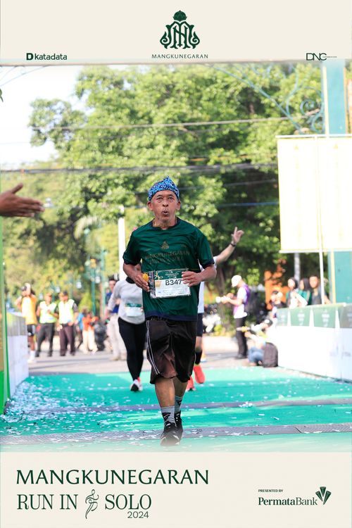 Race photo from Mangkunegaran Run 2024