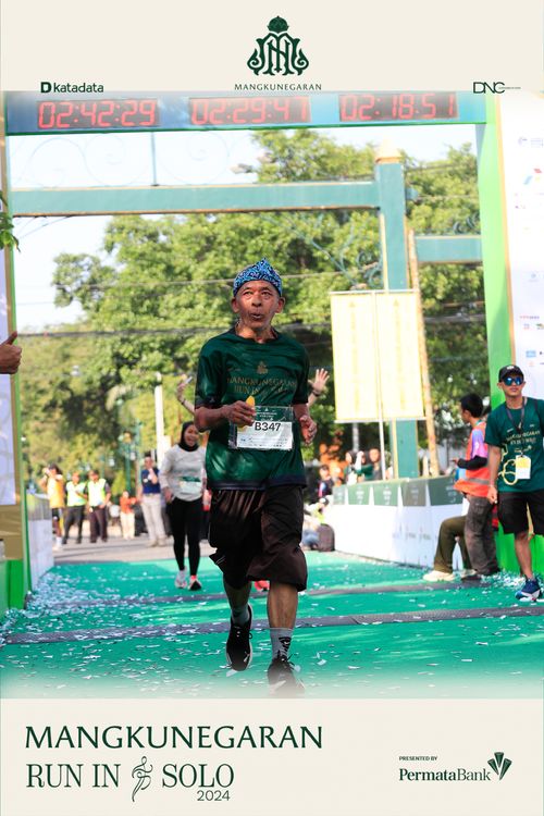 Race photo from Mangkunegaran Run 2024