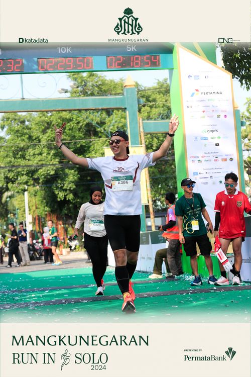 Race photo from Mangkunegaran Run 2024