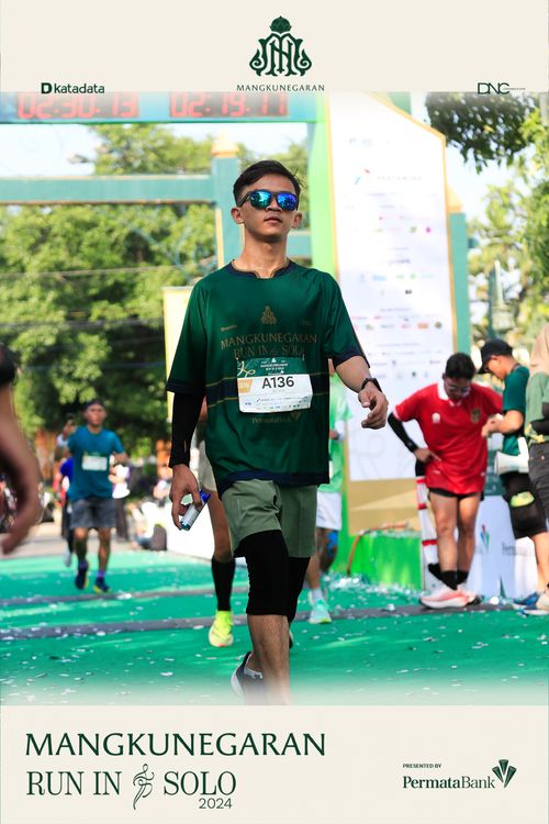Race photo from Mangkunegaran Run 2024