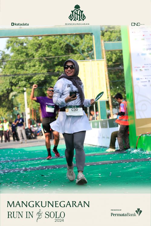 Race photo from Mangkunegaran Run 2024