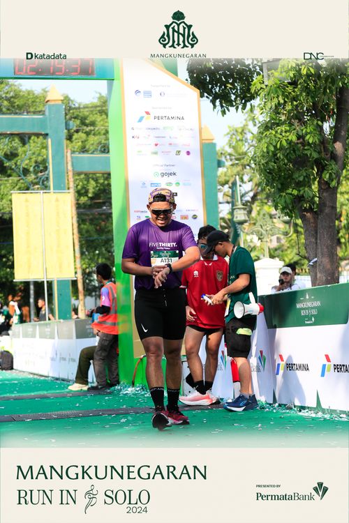 Race photo from Mangkunegaran Run 2024