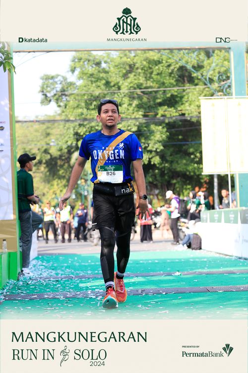 Race photo from Mangkunegaran Run 2024