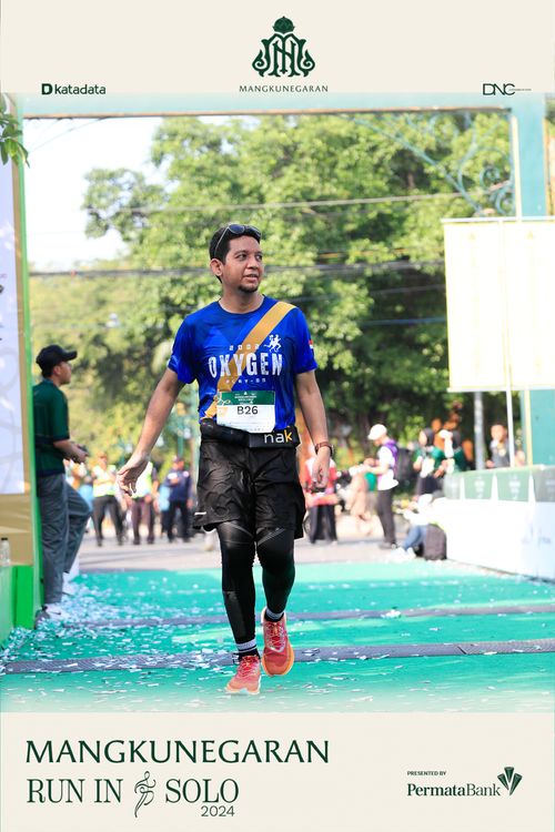 Race photo from Mangkunegaran Run 2024