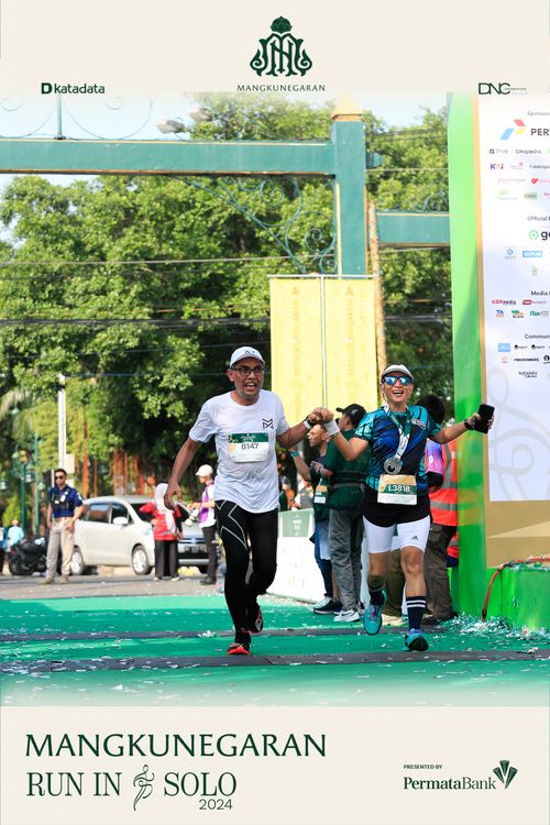 Race photo from Mangkunegaran Run 2024