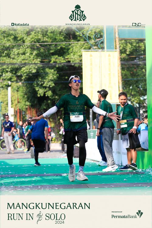 Race photo from Mangkunegaran Run 2024