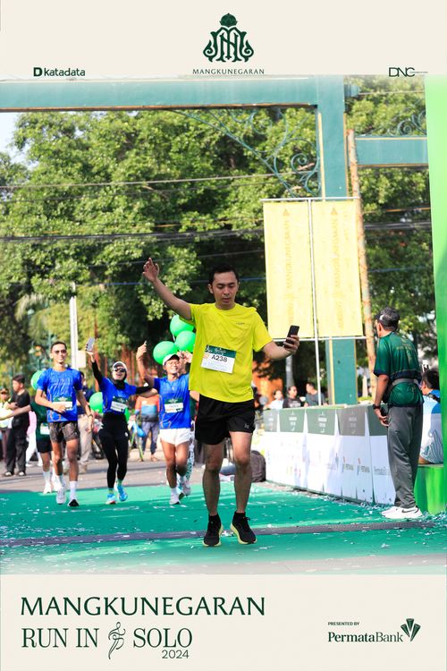 Race photo from Mangkunegaran Run 2024