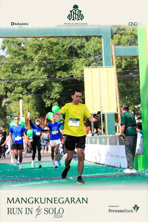 Race photo from Mangkunegaran Run 2024