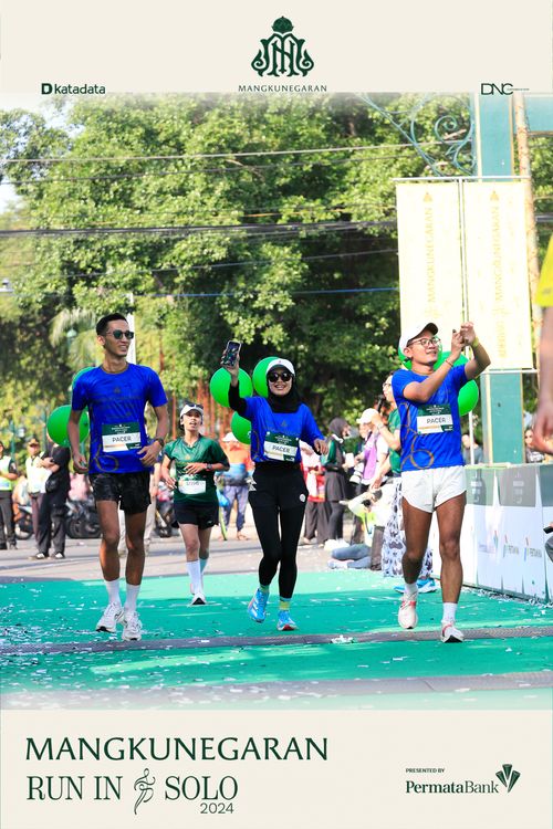 Race photo from Mangkunegaran Run 2024