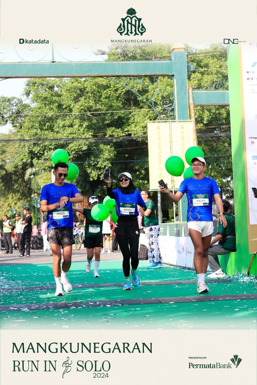 Race photo from Mangkunegaran Run 2024