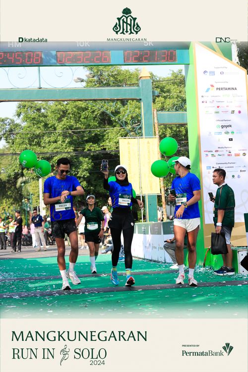 Race photo from Mangkunegaran Run 2024