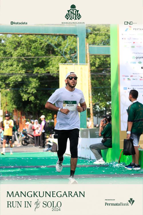 Race photo from Mangkunegaran Run 2024