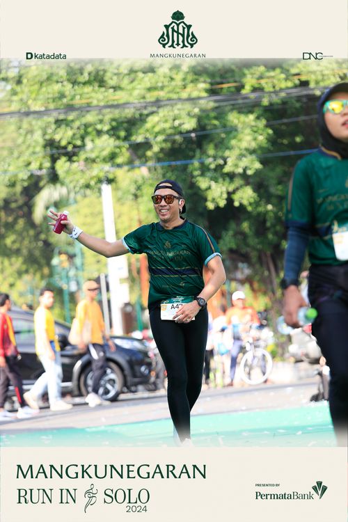 Race photo from Mangkunegaran Run 2024