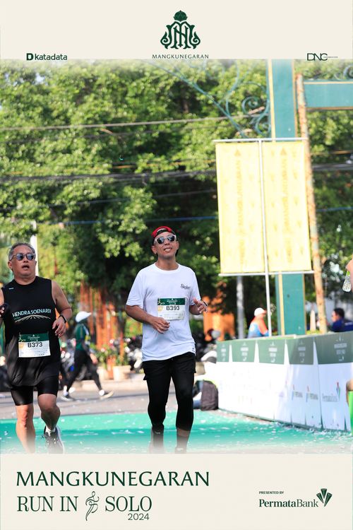 Race photo from Mangkunegaran Run 2024