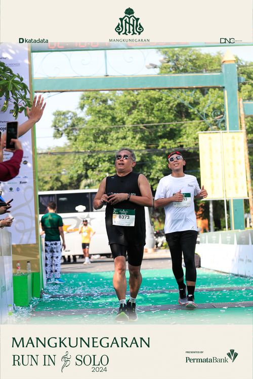 Race photo from Mangkunegaran Run 2024